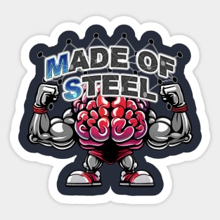 Made of Steel Sticker